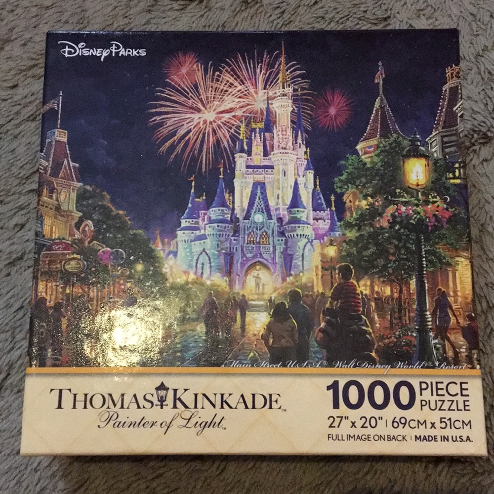 Thomas Kinkade Walt Disney World puzzle